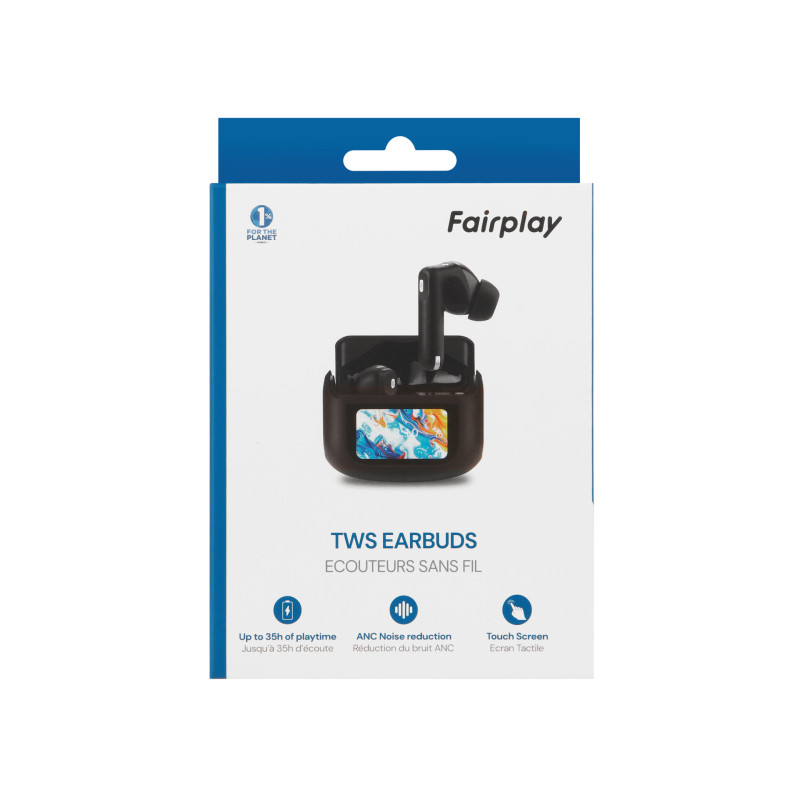 Fairplay Écouteurs Sans Fil Bluetooth TWS California ANC 35h