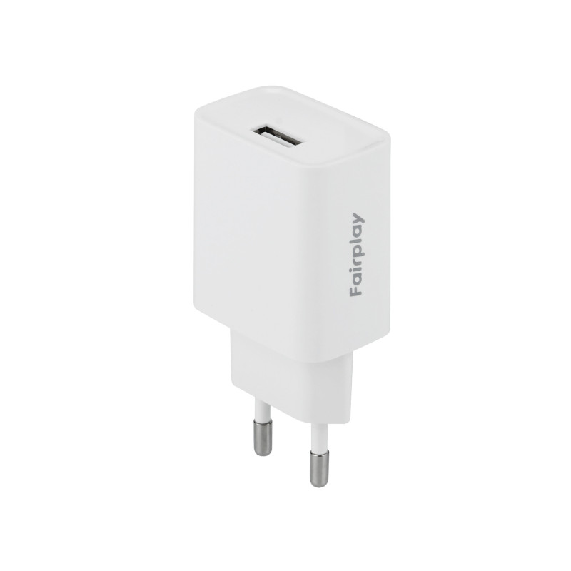 Fairplay – Chargeur USB-A 12W (compact et sécurisé)