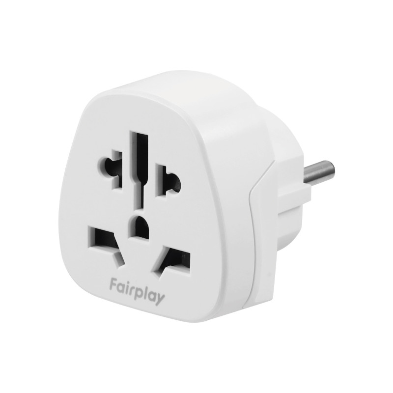 Fairplay – Adaptateur Voyage Monde vers France (Type E/F)