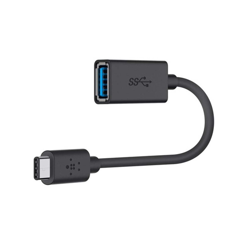Belkin F2CU036btBLK câble USB USB 3.2 Gen 1 (3.1 Gen 1) USB C USB A Noir