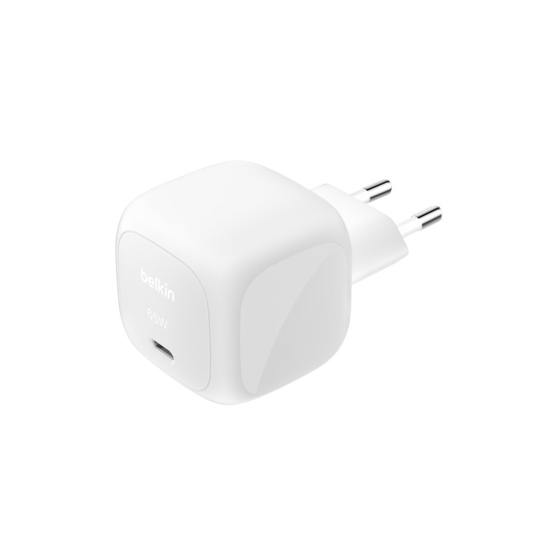 Belkin Chargeur USB-C 65 W, Recharge Rapide, Chargeur Secteur Type-C, Compatible avec iPhone 16/15/14/13, Galaxy S25, Google Pix