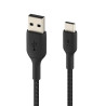 Belkin – Câble tressé USB-C vers USB-A BOOST↑CHARGE™