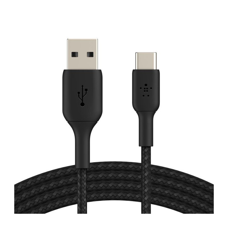 Belkin – Câble tressé USB-C vers USB-A BOOST↑CHARGE™