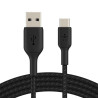Belkin – Câble tressé USB-C vers USB-A BOOST↑CHARGE™
