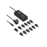 Fairplay – Chargeur universel 90W avec 12 adaptateurs (tension auto 12–24 V)
