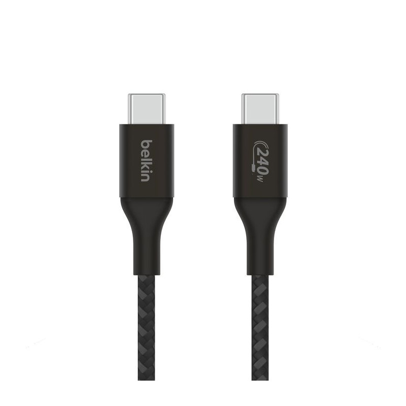 Belkin – Câble USB-C vers USB-C 240W BOOST↑CHARGE™ (1 m / 2 m)