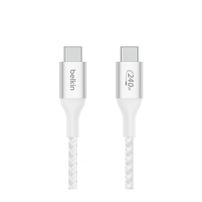 Belkin – Câble USB-C vers USB-C 240W BOOST↑CHARGE™ (1 m / 2 m)