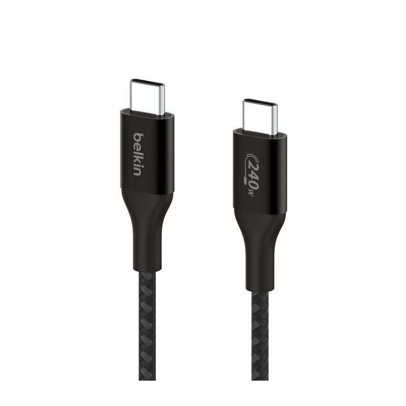 Belkin – Câble USB-C vers USB-C 240W BOOST↑CHARGE™ (1 m / 2 m)