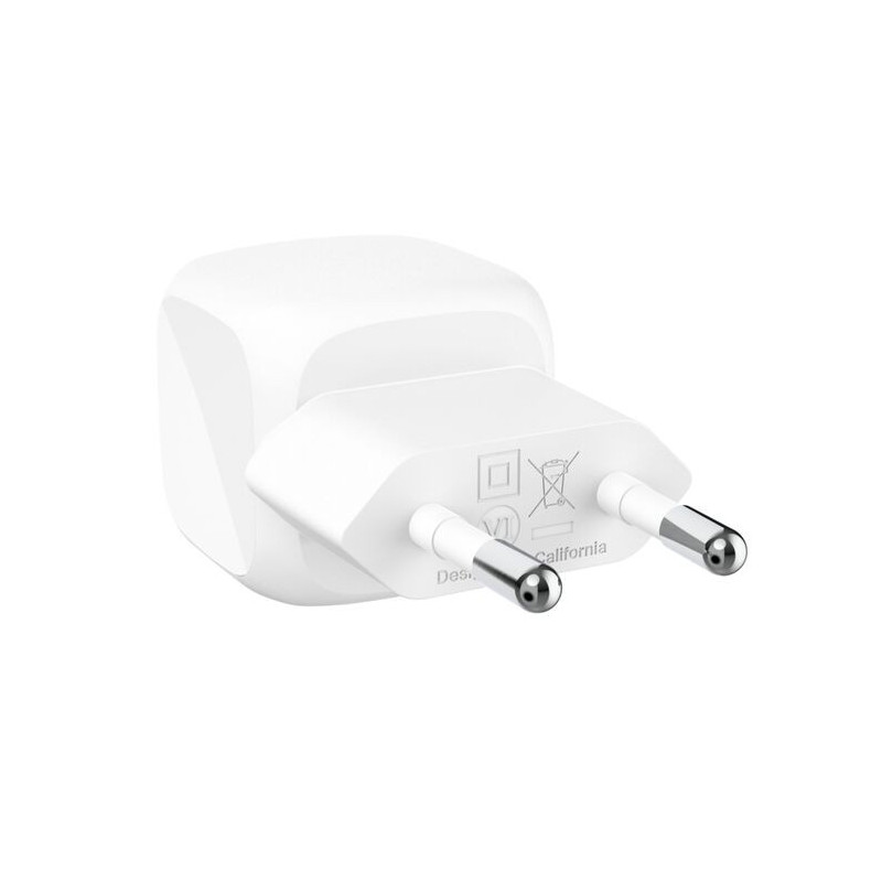 Belkin BOOST↑CHARGE™ – Chargeur Secteur USB-C PD (20 W / 30 W / 45 W / 65 W – Blanc)