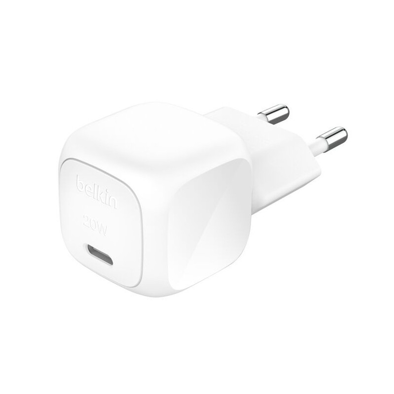 Belkin BOOST↑CHARGE™ – Chargeur Secteur USB-C PD (20 W / 30 W / 45 W / 65 W – Blanc)