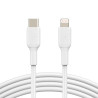 Belkin USB-C to Lightning Cable (iPhone Fast Charging Cable for iPhone 14, 13, 12 or earlier) Boost Charge MFi-Certified iPhone 
